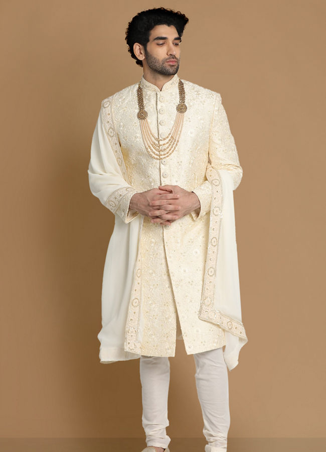 Manyavar clearance sherwani suit